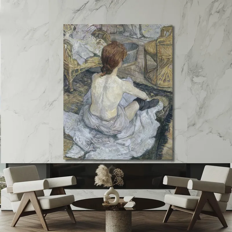 Pelirroja También Conocida Como La Toilette Henri de Toulouse-Lautrec