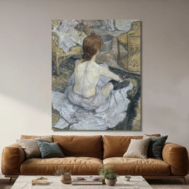 Pelirroja También Conocida Como La Toilette Henri de Toulouse-Lautrec