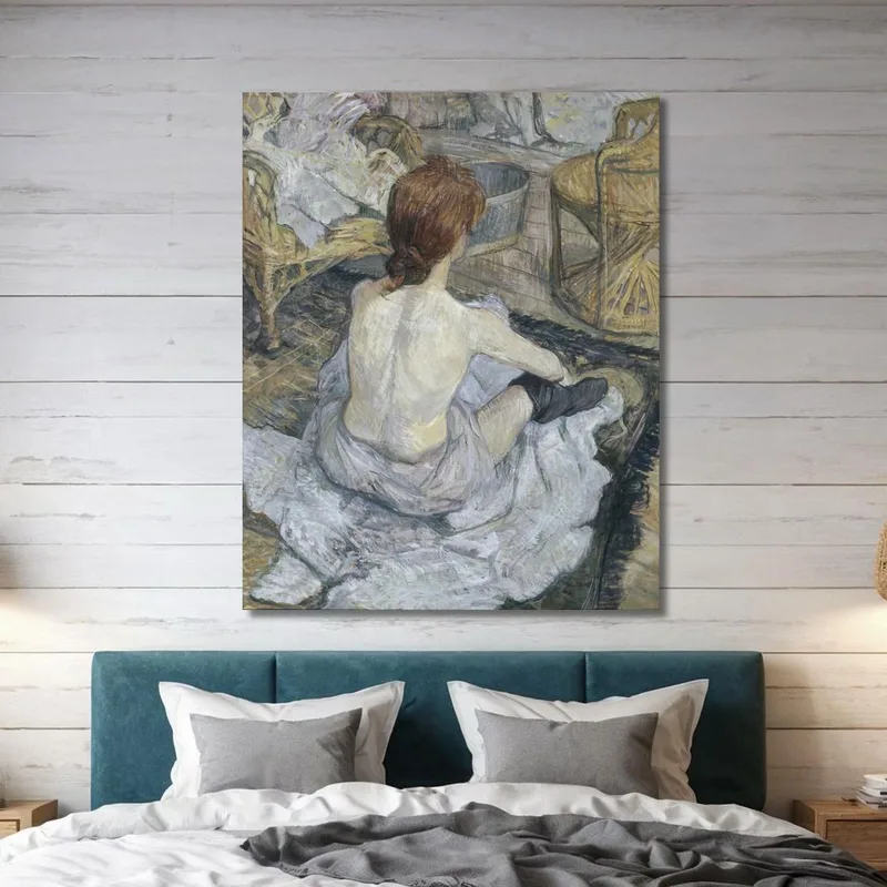 Pelirroja También Conocida Como La Toilette Henri de Toulouse-Lautrec