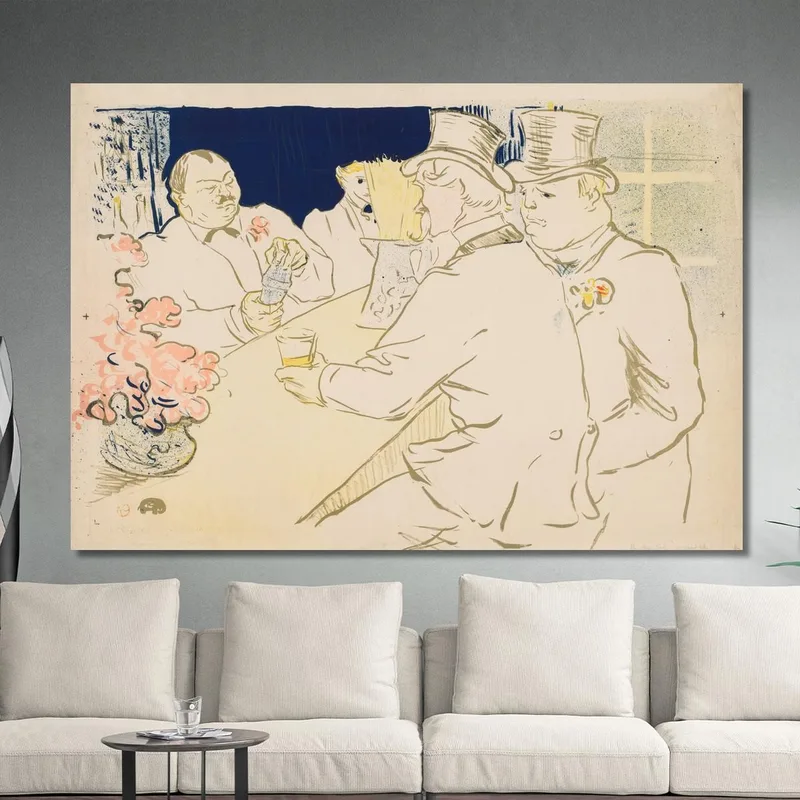 El Bar Irlandés Y Americano Rue Royale Henri de Toulouse-Lautrec