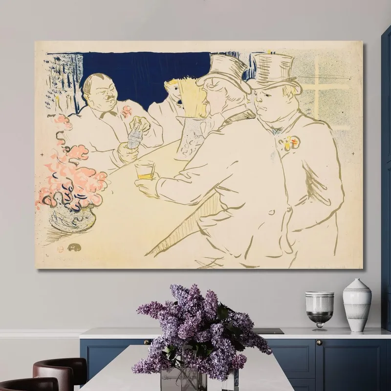 El Bar Irlandés Y Americano Rue Royale Henri de Toulouse-Lautrec