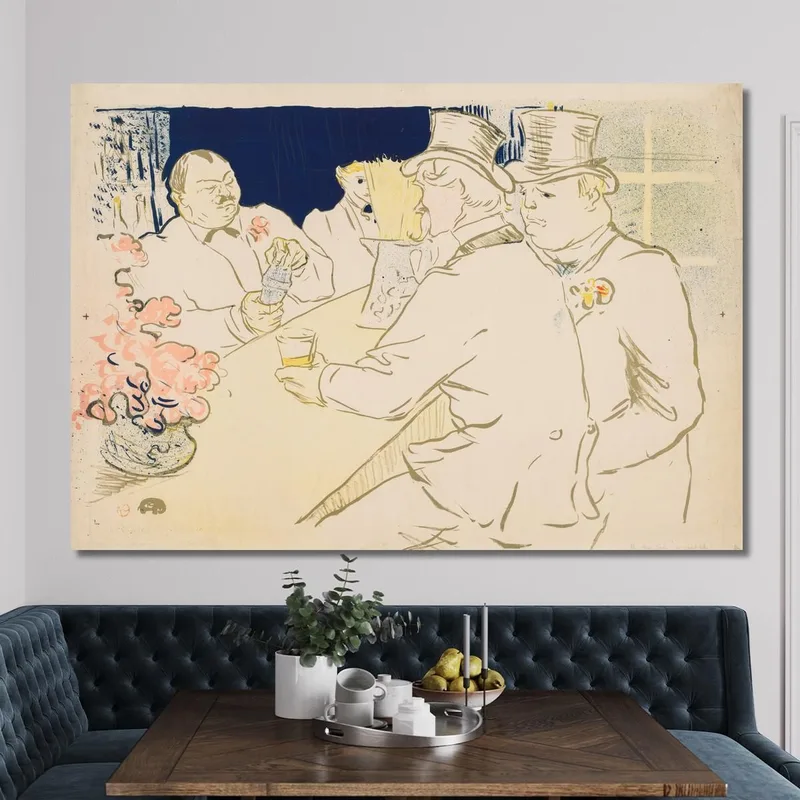 El Bar Irlandés Y Americano Rue Royale Henri de Toulouse-Lautrec