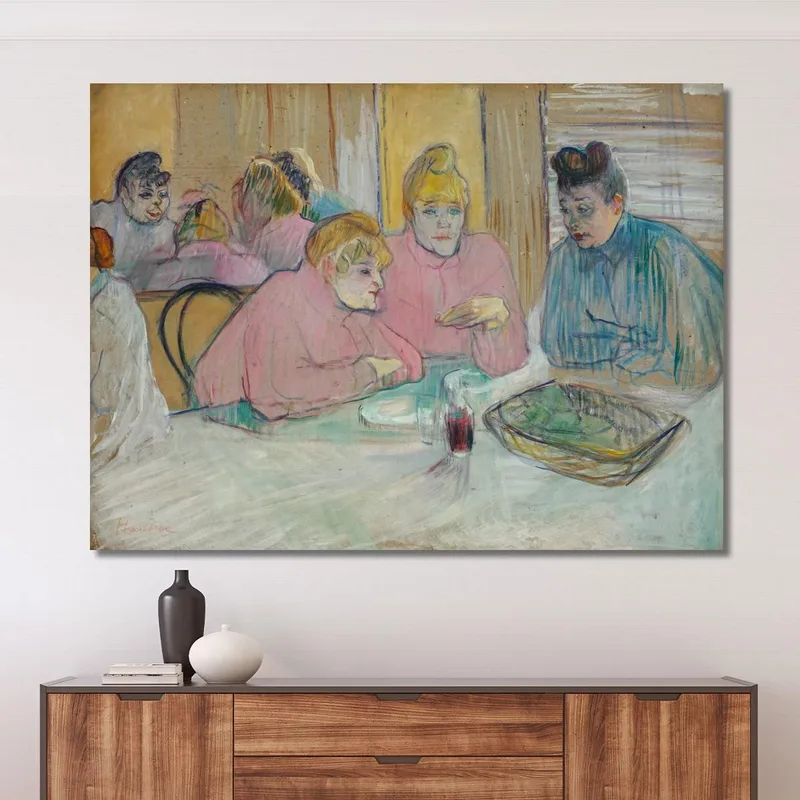 Le Signore Nella Sala Da Pranzo Henri de Toulouse-Lautrec