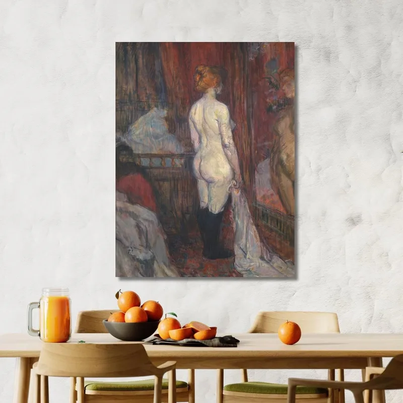 Mujer Ante Un Espejo Henri de Toulouse-Lautrec