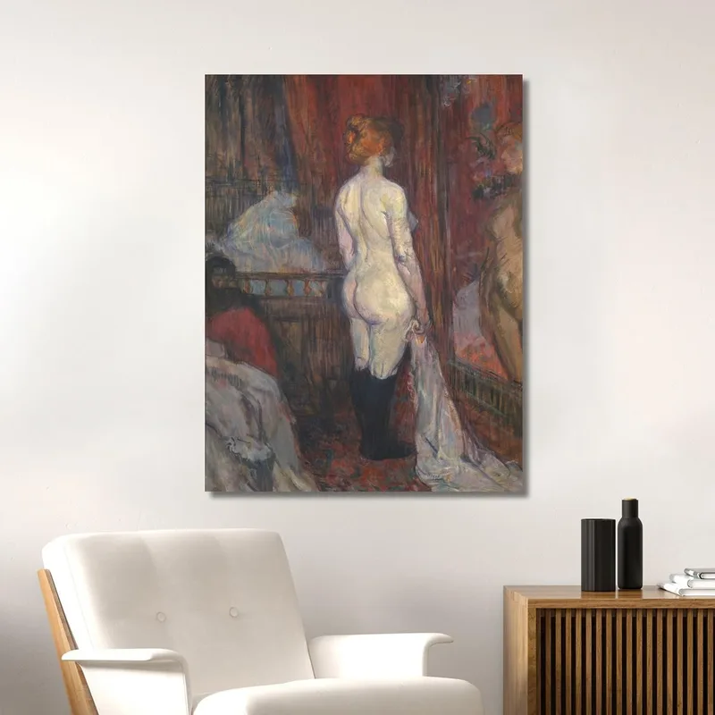 Mujer Ante Un Espejo Henri de Toulouse-Lautrec