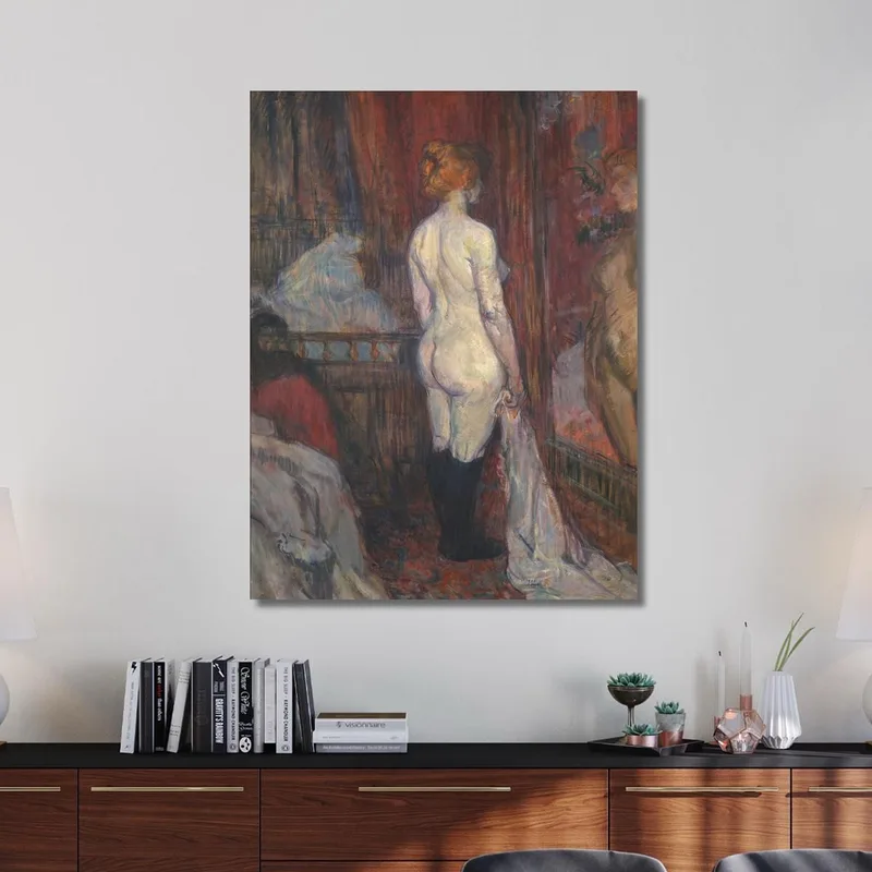Mujer Ante Un Espejo Henri de Toulouse-Lautrec