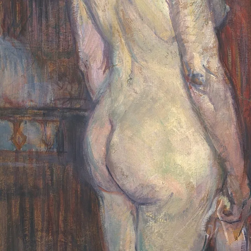 Mujer Ante Un Espejo Henri de Toulouse-Lautrec