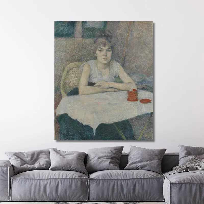 Giovane Donna A Un Tavolo, Poudre De Riz Henri de Toulouse-Lautrec