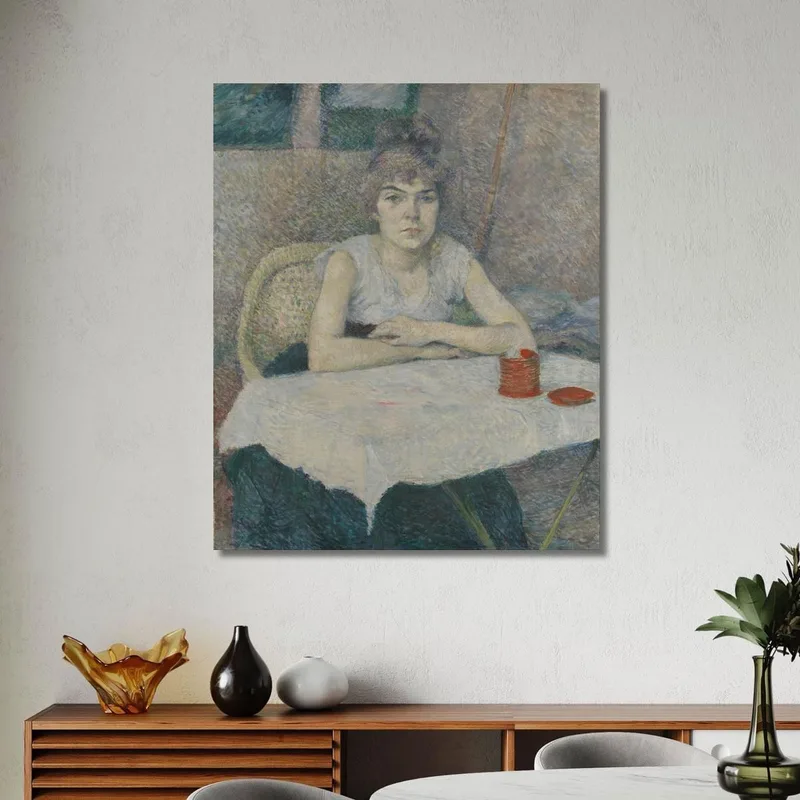 Giovane Donna A Un Tavolo, Poudre De Riz Henri de Toulouse-Lautrec