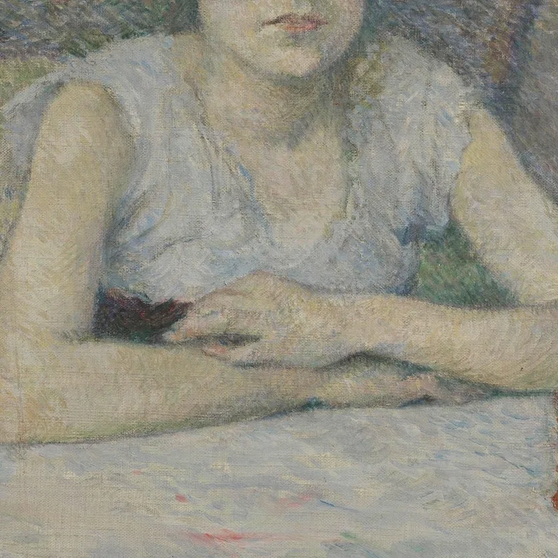Giovane Donna A Un Tavolo, Poudre De Riz Henri de Toulouse-Lautrec