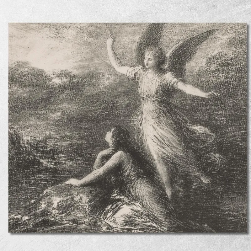 Debutto Dal Paradiso E Il Secondo Piatto Di Peri Henri Fantin-Latour quadro stampa su tela