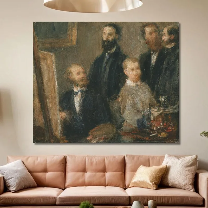 Manet In Seinem Atelier Henri Fantin-Latour