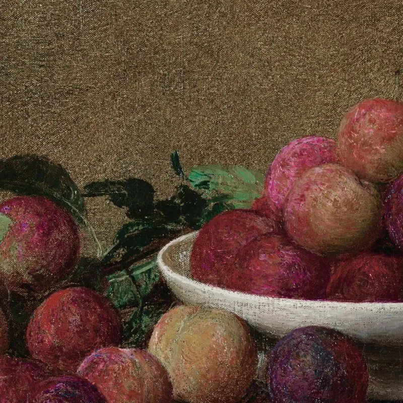Still Life With Plums Henri Fantin-Latour