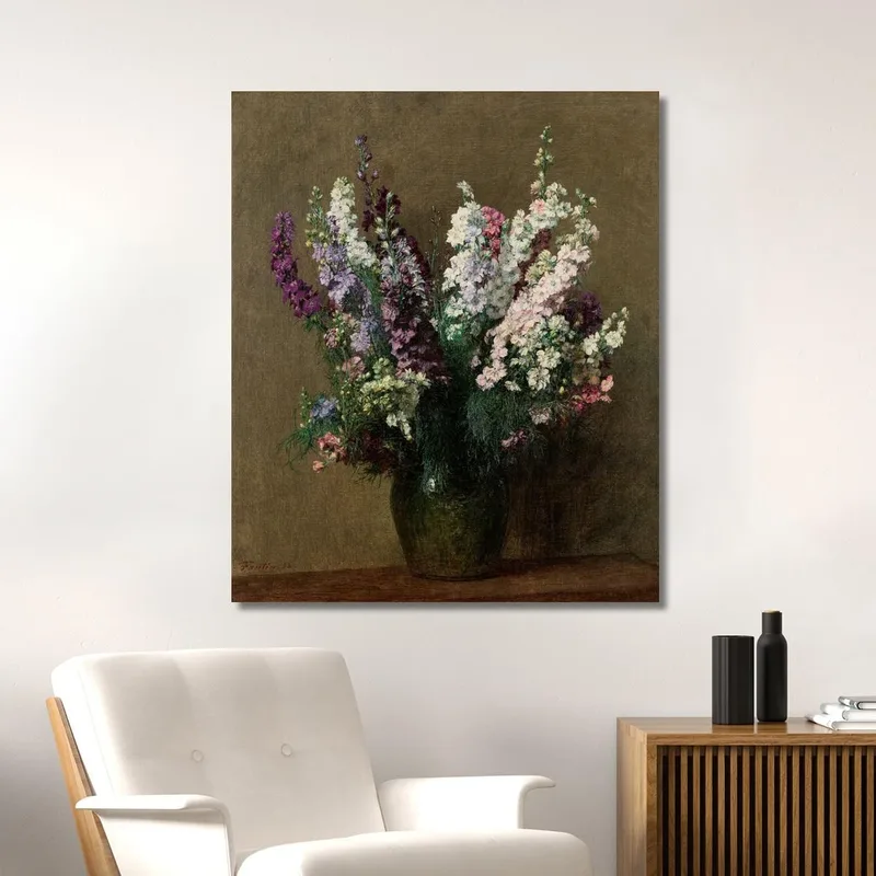 Larkspur Henri Fantin-Latour