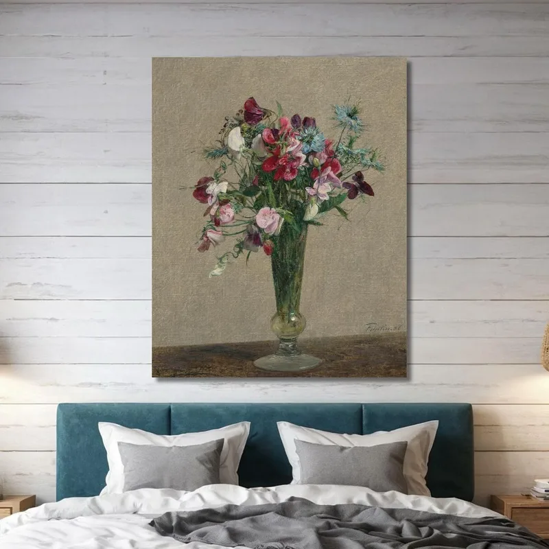 Zuckererbsen Und Nigella Henri Fantin-Latour