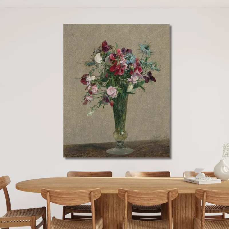 Zuckererbsen Und Nigella Henri Fantin-Latour