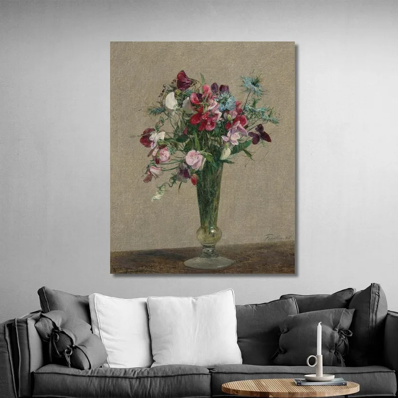 Zuckererbsen Und Nigella Henri Fantin-Latour