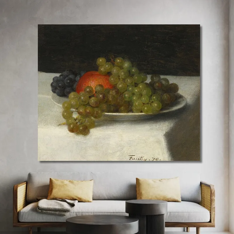 Äpfel Und Trauben Henri Fantin-Latour