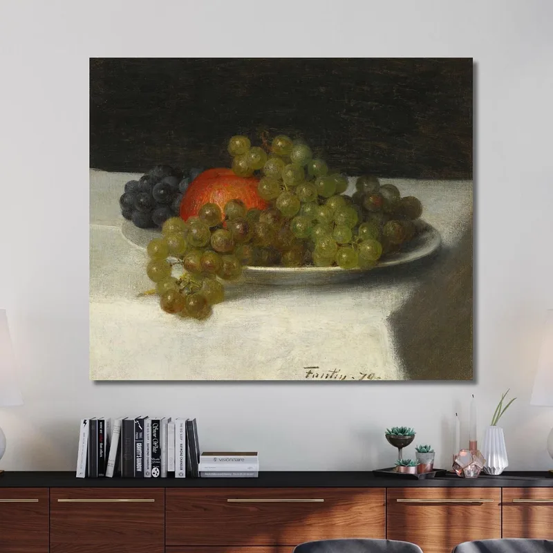 Äpfel Und Trauben Henri Fantin-Latour