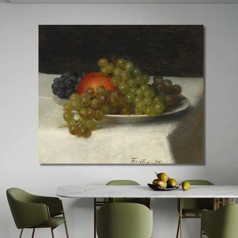 Äpfel Und Trauben Henri Fantin-Latour