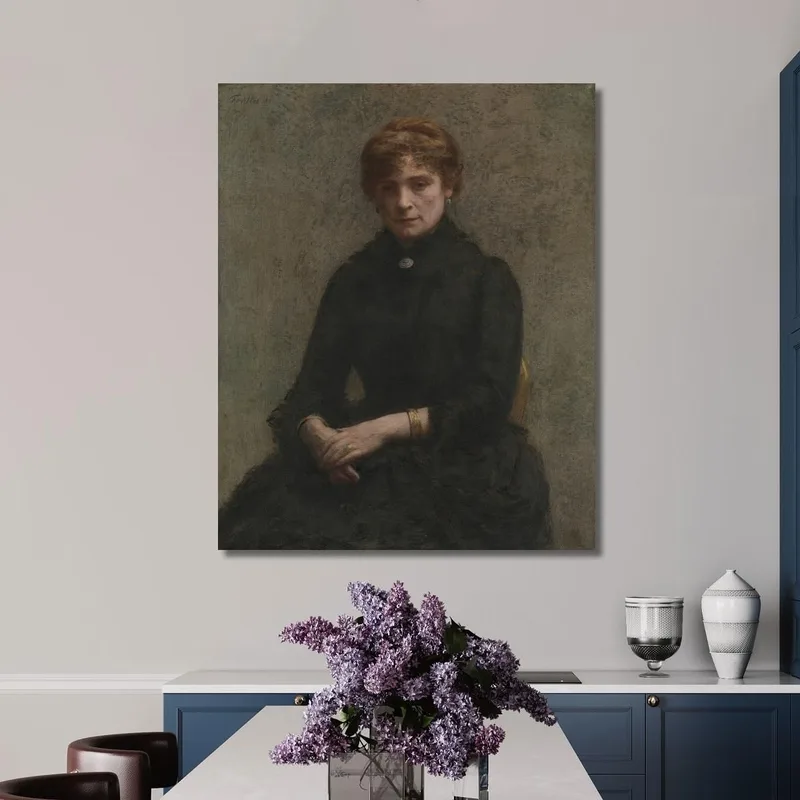 Retrato De Una Mujer Henri Fantin-Latour