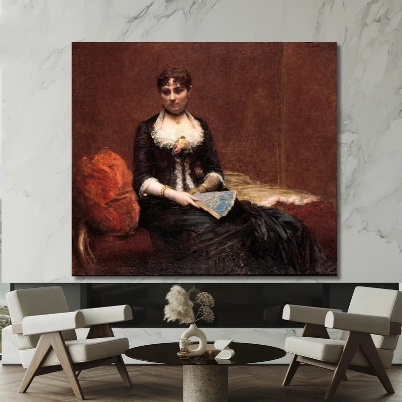Porträt Von Madame Léon Maître Porträt Von Madame Léon Maître Henri Fantin-Latour