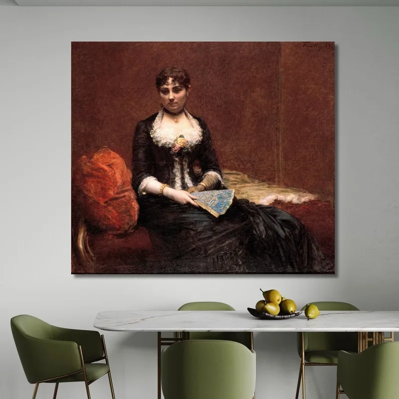 Porträt Von Madame Léon Maître Porträt Von Madame Léon Maître Henri Fantin-Latour