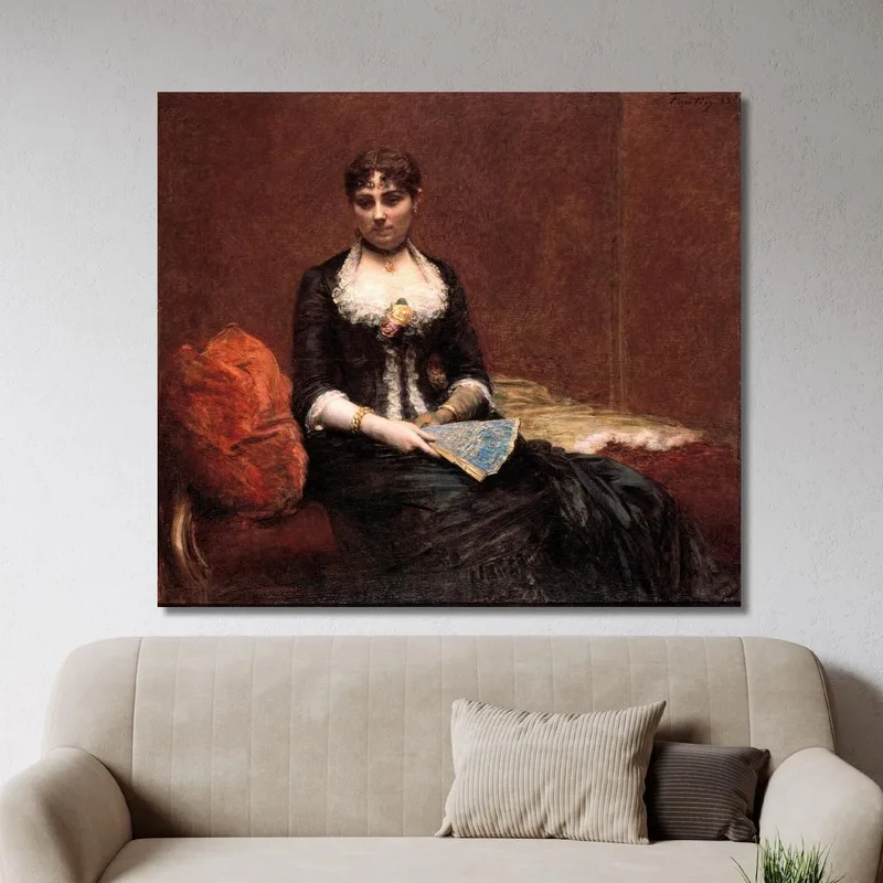 Porträt Von Madame Léon Maître Porträt Von Madame Léon Maître Henri Fantin-Latour