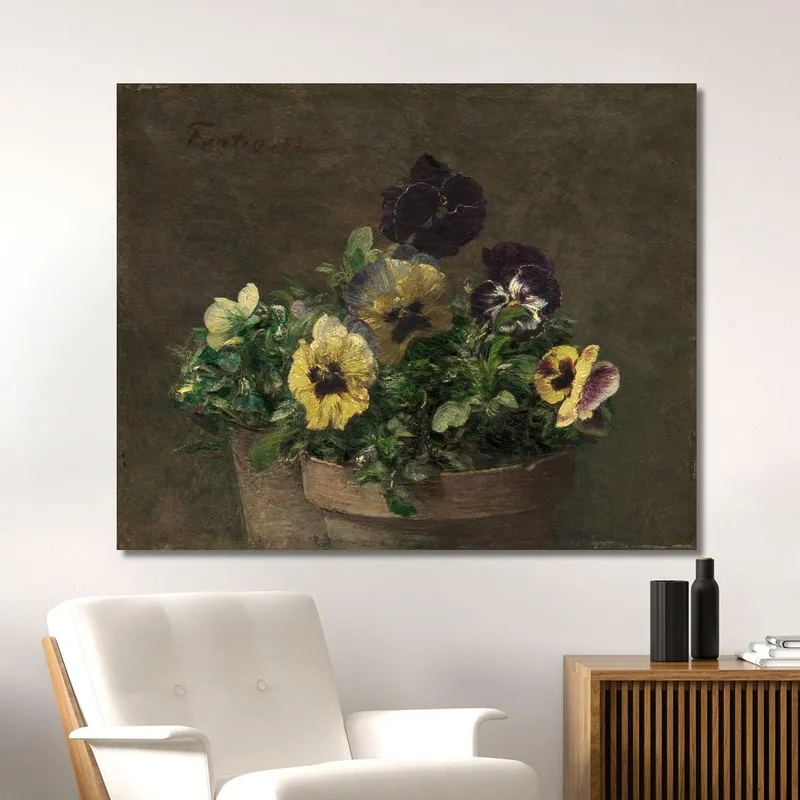 Stiefmütterchen Im Topf Henri Fantin-Latour
