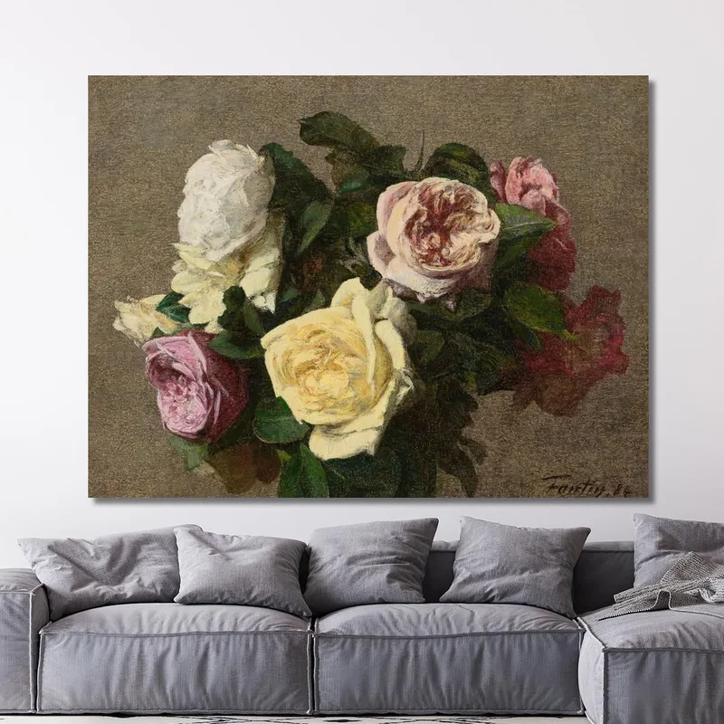 Rose 2 Henri Fantin-Latour