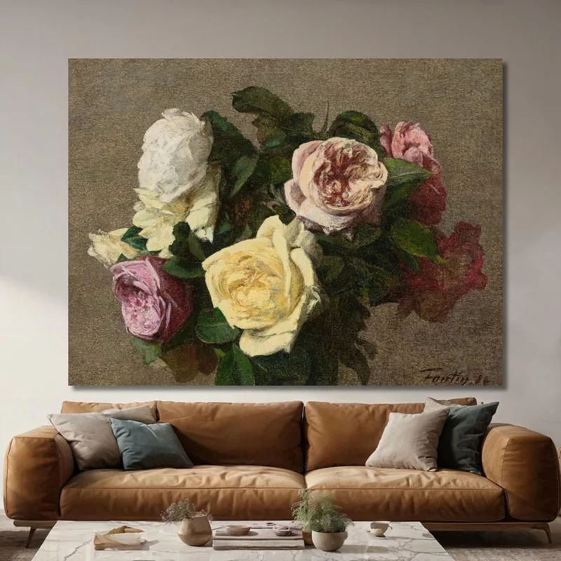 Rose 2 Henri Fantin-Latour
