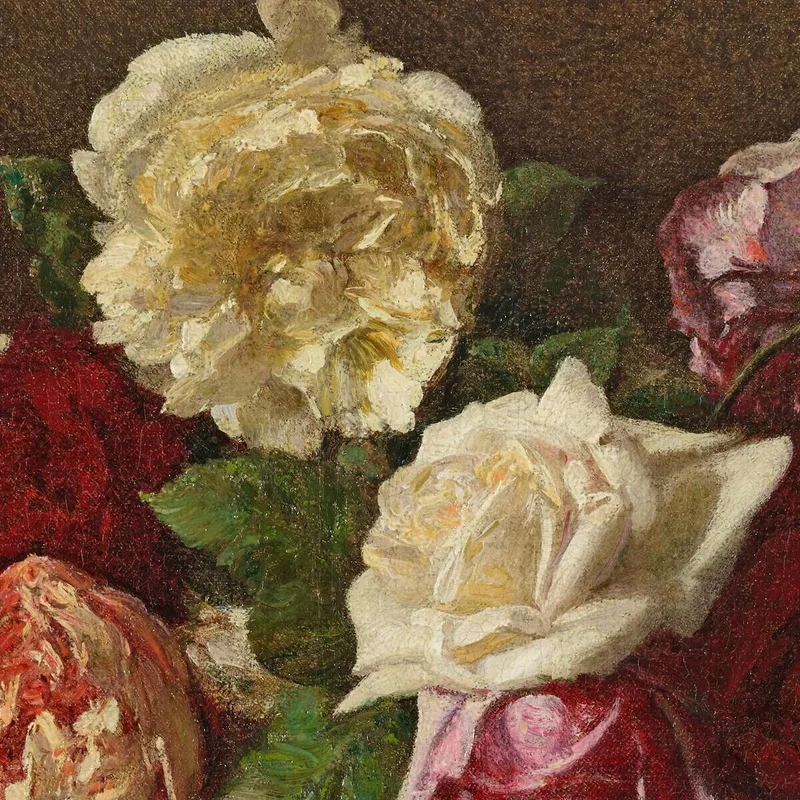 Roses In A Cup Henri Fantin-Latour