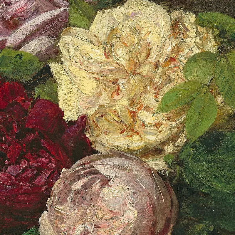 Roses Of Nice On A Table Henri Fantin-Latour