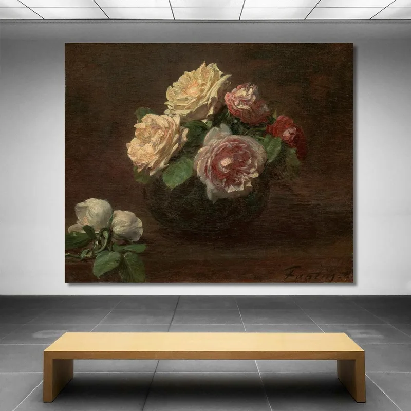 Rosen In Einer Schüssel 2 Henri Fantin-Latour
