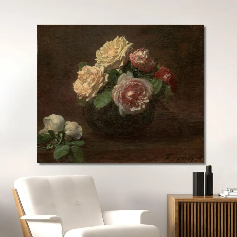 Rosen In Einer Schüssel 2 Henri Fantin-Latour