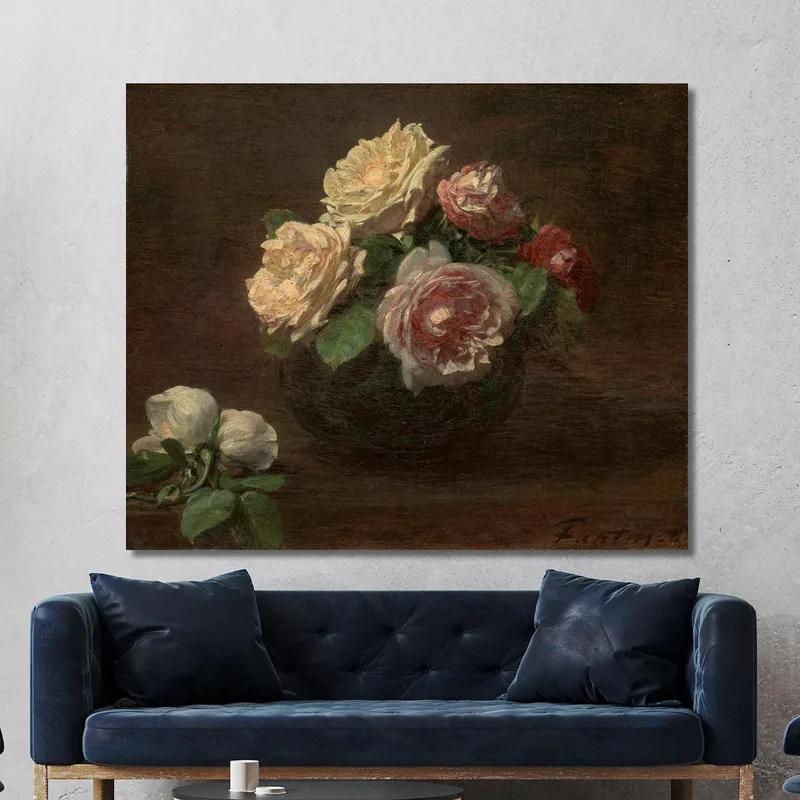 Rosen In Einer Schüssel 2 Henri Fantin-Latour