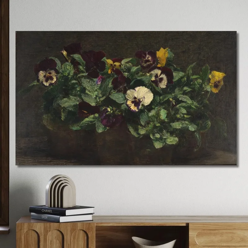 Stillleben Mit Stiefmütterchen Henri Fantin-Latour