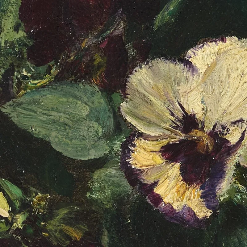 Stillleben Mit Stiefmütterchen Henri Fantin-Latour