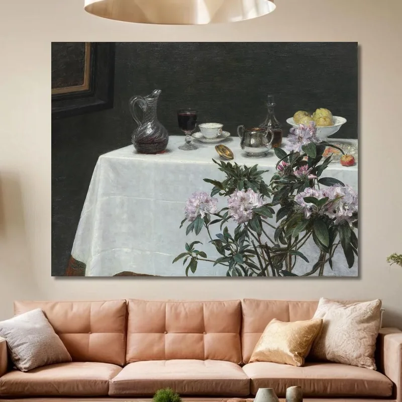 Nature Morte Au Coin D'Une Table Henri Fantin-Latour