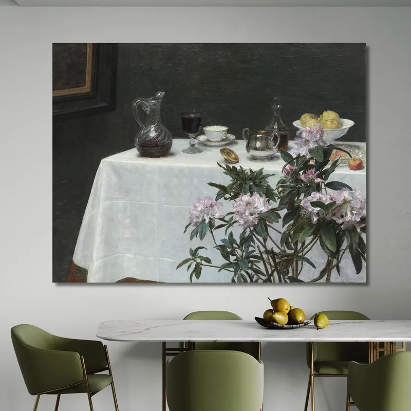 Nature Morte Au Coin D'Une Table Henri Fantin-Latour