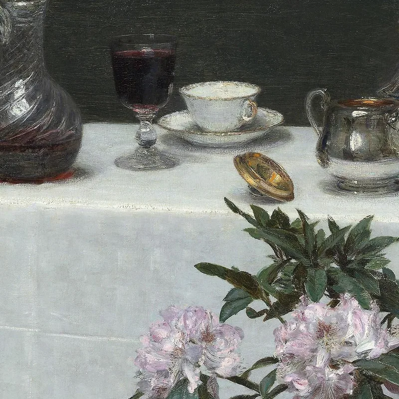 Nature Morte Au Coin D'Une Table Henri Fantin-Latour