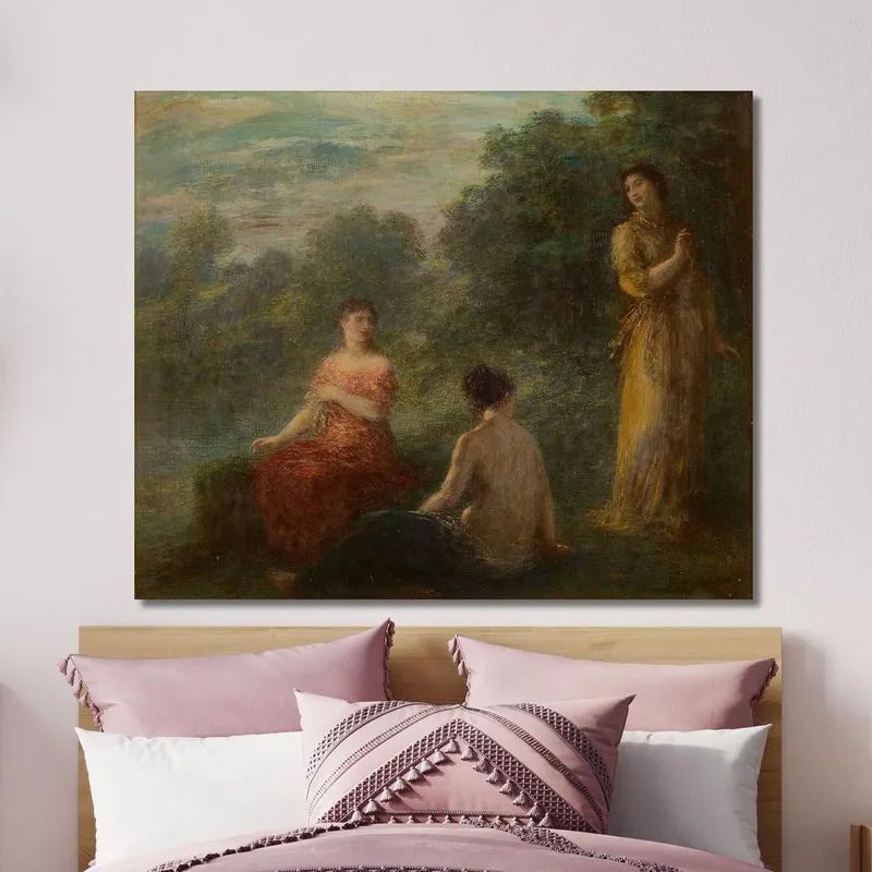 Tres Ninfas Cerca De Un Manantial Henri Fantin-Latour