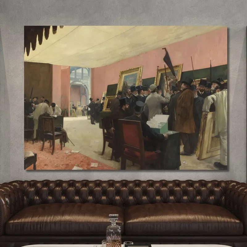 Une Séance Du Jury De Peinture Henri Gervex