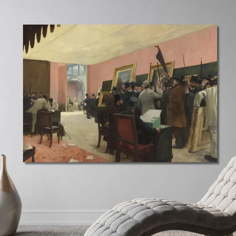 Une Séance Du Jury De Peinture Henri Gervex