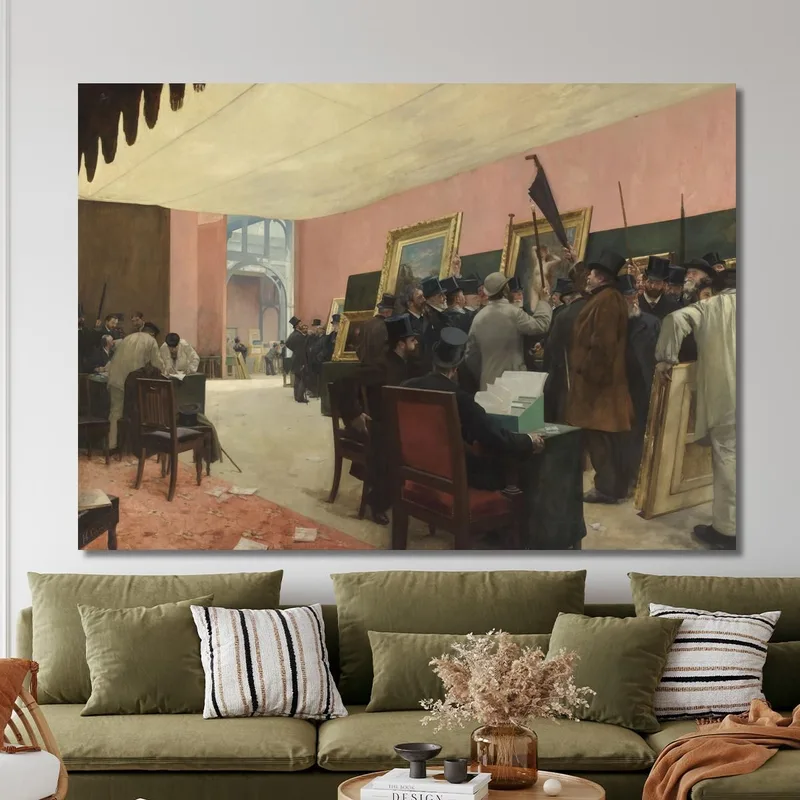 Une Séance Du Jury De Peinture Henri Gervex