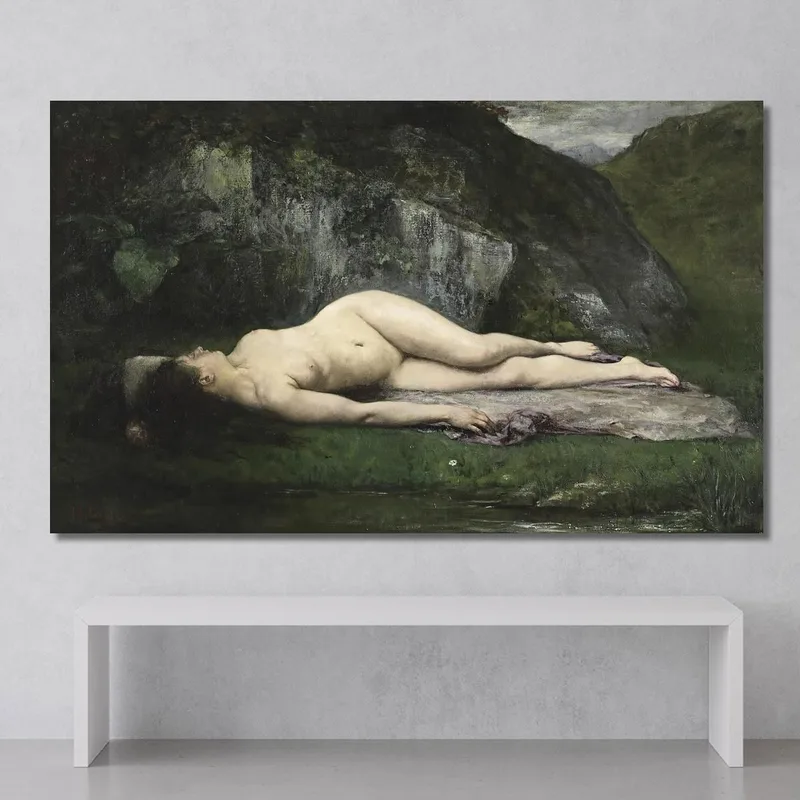Una Bagnante Dormiente Henri Gervex