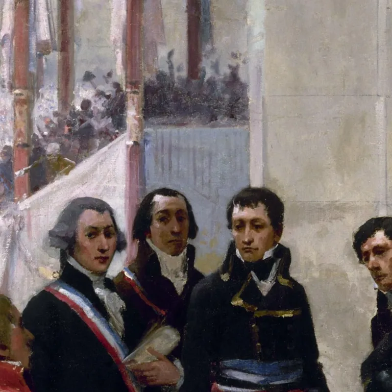 Jour De La Fédération 1790 - La Convention 1792 Henri Gervex