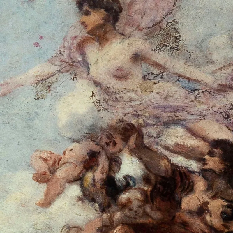 La France Accueillant L'Abondance (Projet De Plafond Pour Le Palais De L'Élysée) Henri Gervex