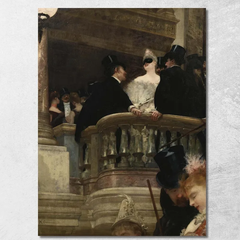 Il Ballo Dell’Opera Henri Gervex quadro stampa su tela