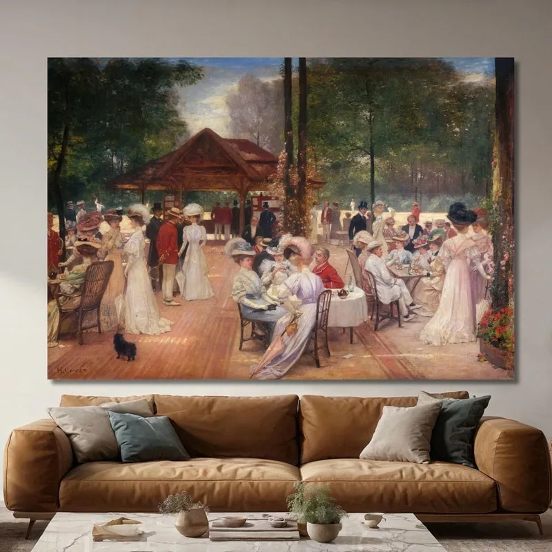 The Circle Of The Île De Puteaux Henri Gervex